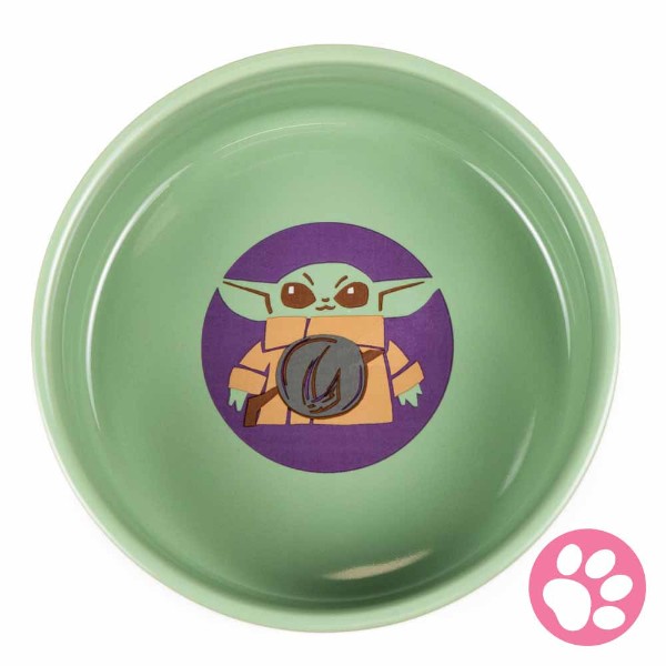 Star Wars - The Mandalorian - Galaxy's Most Wanted Ceramic Pet Bowl - Packshot 2