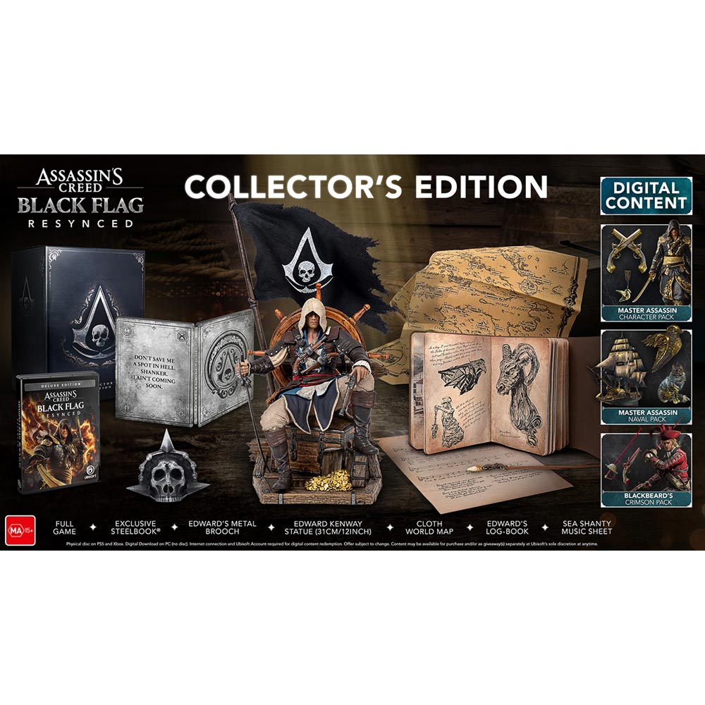 Assassin's Creed: Black Flag Resynced – Collector's Edition - Packshot 2