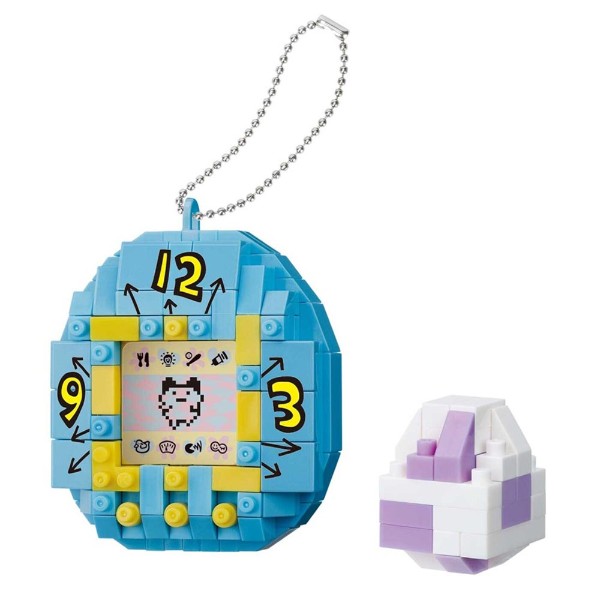 Tamagotchi - 1st Generation Tamagotchi Blue nanoblocks Figure - Packshot 3