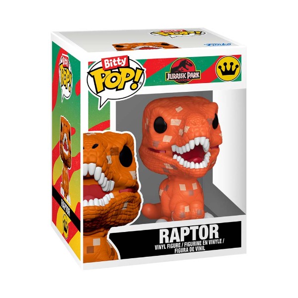 Jurassic Park - Raptor Bitty Pop! Arcade Display Vinyl Figure - Packshot 6