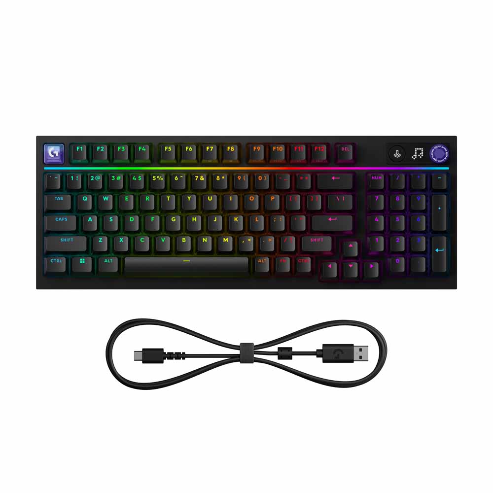 Logitech G316 X Gaming Keyboard - Black - Packshot 3