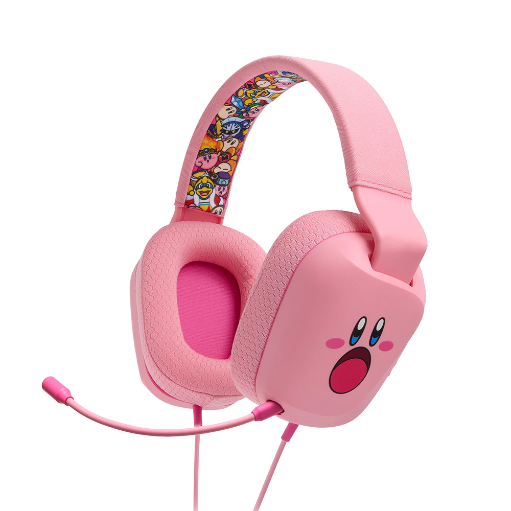 PowerA - Wired Stereo Headset for Nintendo Switch - Kirby Mouthful - Packshot 1