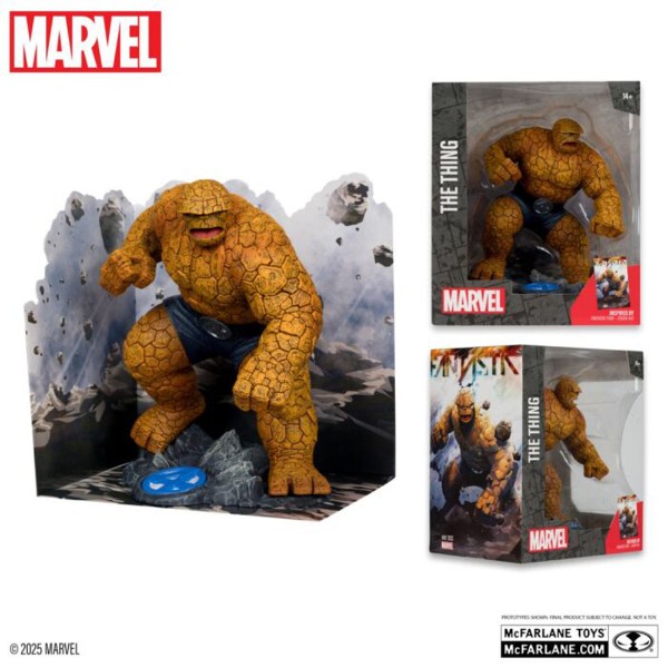Marvel - Fantastic Four - The Thing (Fantastic Four #642) 1:10 Scale Statue with Scene - Packshot 2