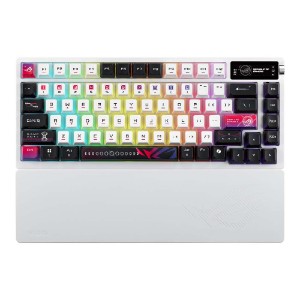 ASUS ROG - Azoth X Wireless Custom Gaming Keyboard (NX Snow Switches) - White