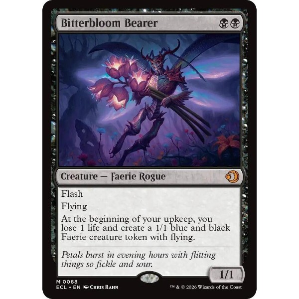 Magic: The Gathering - TCG - Lorwyn Eclipsed - Bitterbloom Bearer Normal 88 - NM/M - Packshot 1