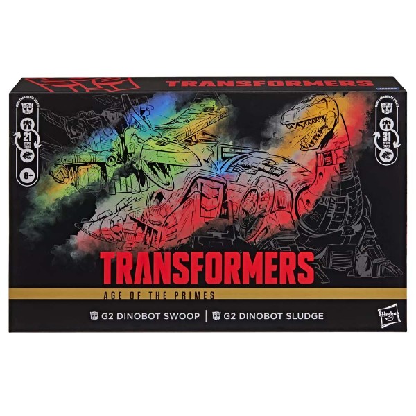 Transformers - Age of the Primes - G2 Dinobot Swoop and G2 Dinobot Sludge Figure 2-Pack - Packshot 4