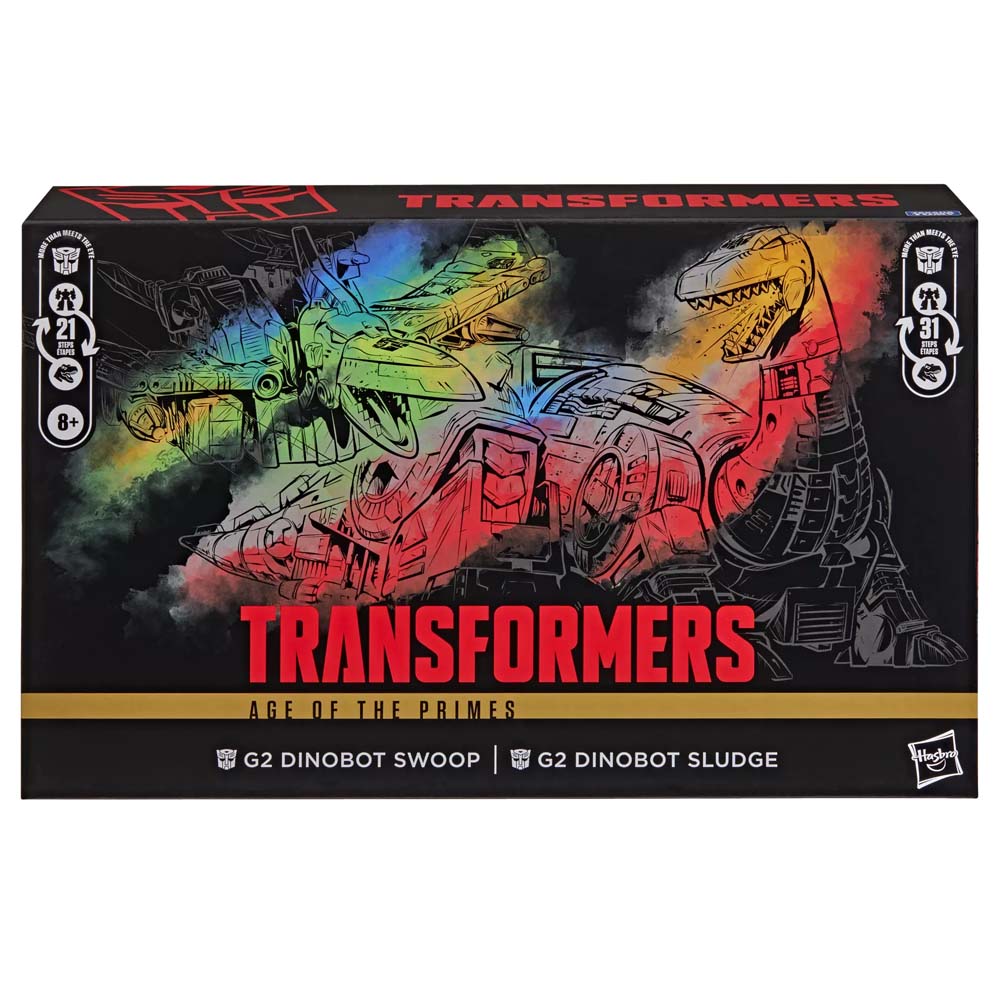 Transformers - Age of the Primes - G2 Dinobot Swoop and G2 Dinobot Sludge Figure 2-Pack - Packshot 4