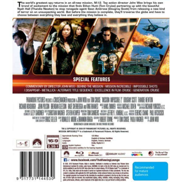 M:I-2 (Mission: Impossible 2) - Packshot 2