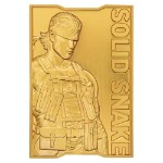 Metal Gear Solid 2 - 24k Gold Plated Snake Ingot - Packshot 1