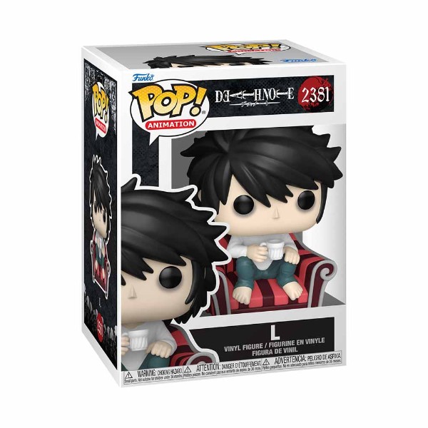 Death Note - L on Chair Pop! Vinyl Figure - Packshot 2