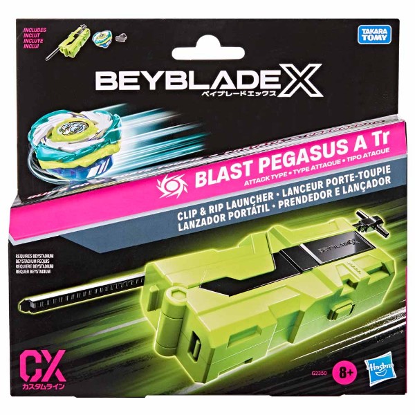 Beyblade X – Blast Pegasus A Tr Clip & Rip Launcher Set - Packshot 5