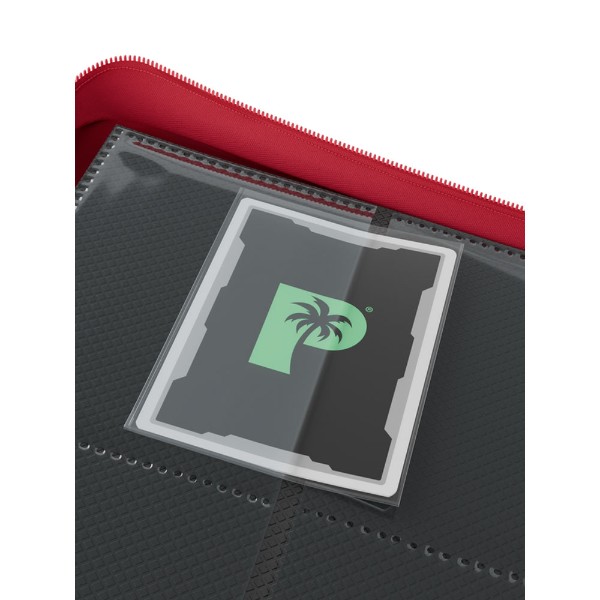 Palms Off Gaming - Collector's Series 9 Pocket Zip Trading Card Binder - Red - Packshot 3