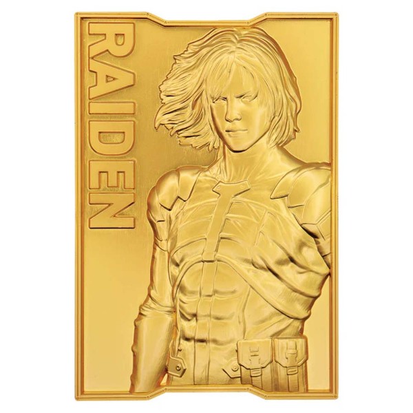 Metal Gear Solid 2 - 24k Gold Plated Raiden Ingot - Packshot 1