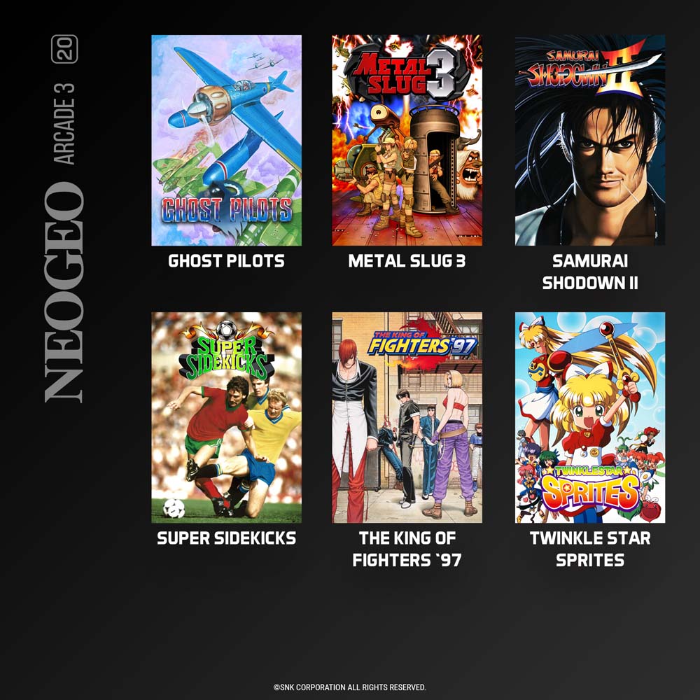 Evercade - NEOGEO Arcade Collection 3 - Packshot 3
