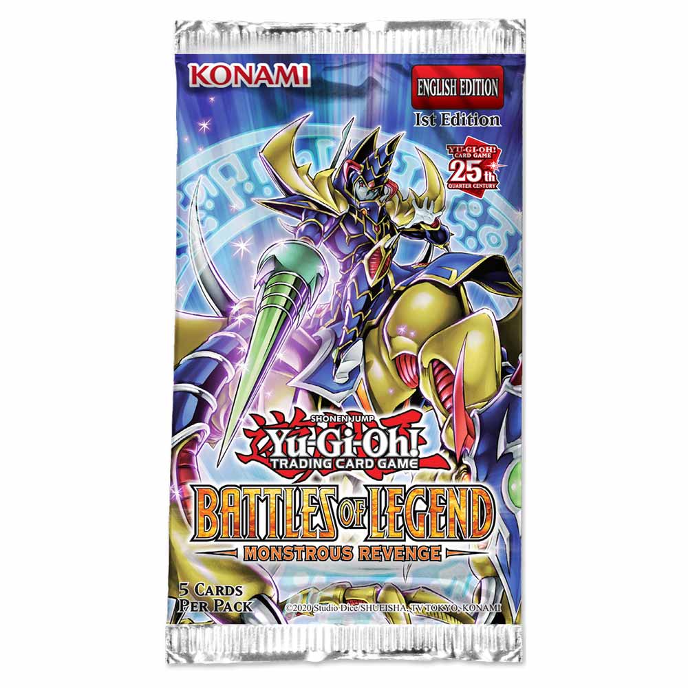 YuGiOh! TCG Battles of Legend Monstrous Revenge Booster Pack Toys and Collectibles EB