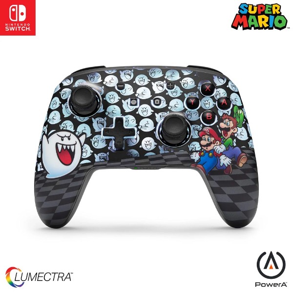 PowerA - Enhanced Wireless Controller for Nintendo Switch with Lumectra - Mario Peek-A-Boo - Packshot 3