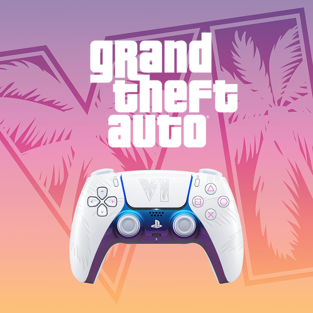 PlayStation 5 DualSense Wireless Controller - Grand Theft Auto VI Limited Edition - White - Packshot 2