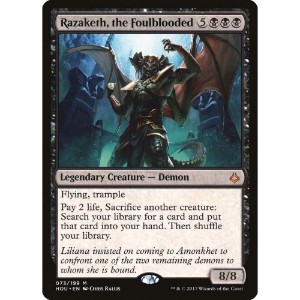 Magic: The Gathering - TCG - Hour of Devastation - Razaketh, the Foulblooded 73 Foil