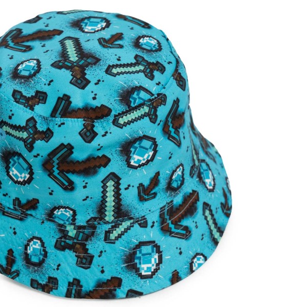 Minecraft - Diamon Youth Bucket Hat - Packshot 2