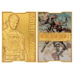 Metal Gear Solid 2 - 24k Gold Plated Snake Ingot - Packshot 2