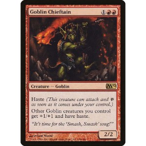 Magic: The Gathering - TCG - Magic 2012 (M12) - Goblin Chieftain 138 Foil