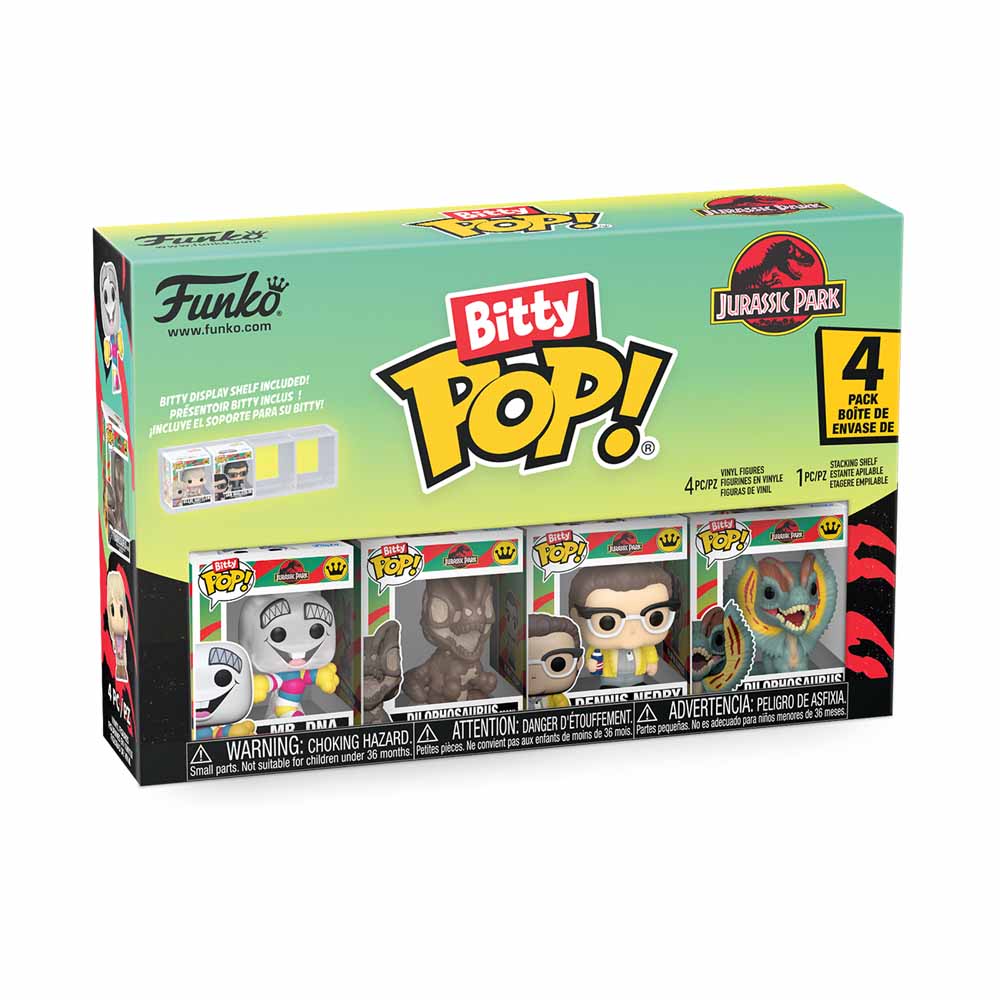 Jurassic Park - Mr. DNA Bitty Pop! 4-Pack - Packshot 2