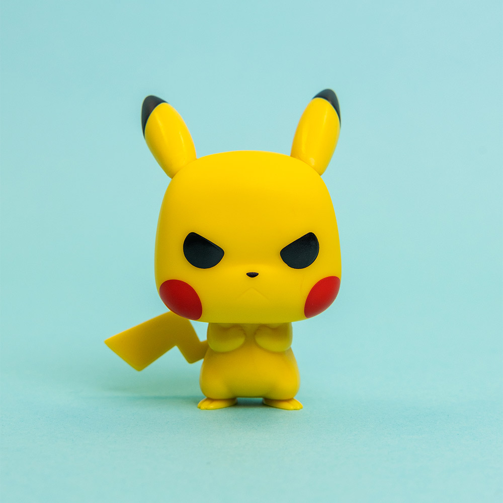 Pokemon - Pikachu Grumpy Pop! Vinyl Figure - Packshot 2