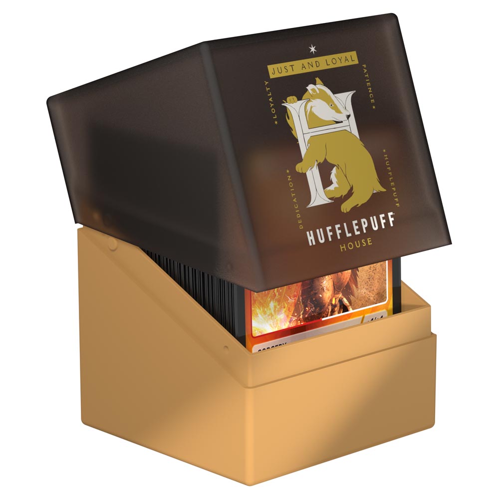 Ultimate Guard - Harry Potter "4 Houses" Boulder 100+ Deck Box - Hufflepuff - Packshot 3