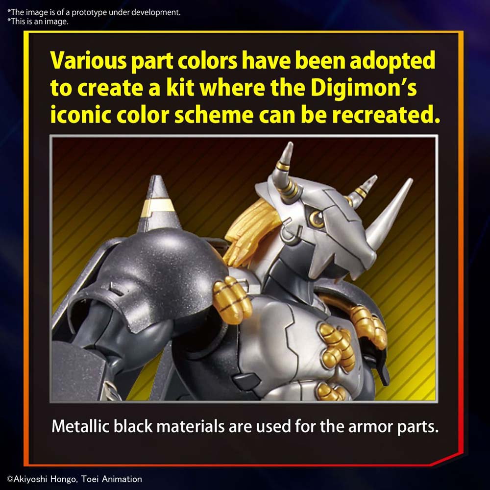 Digimon BlackWarGreymon Figurerise DIY Model Kit Toys and