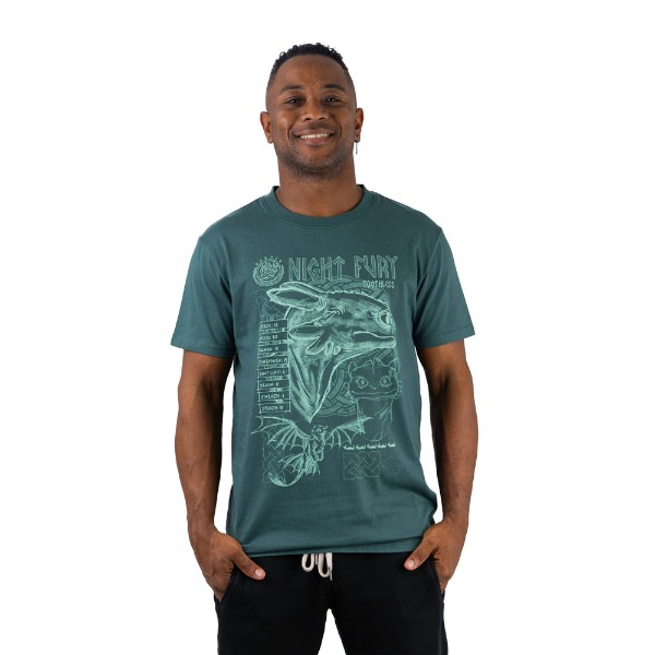 How to Train Your Dragon - Night Fury Statue T-Shirt - Packshot 2