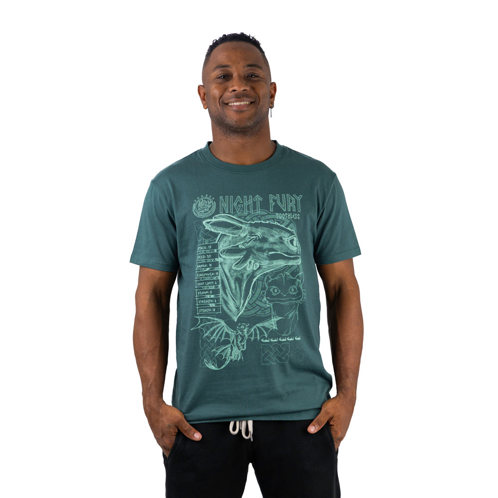 How to Train Your Dragon - Night Fury Statue T-Shirt - Packshot 2