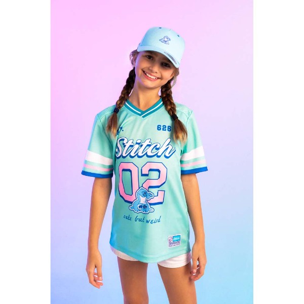 Disney - Lilo & Stitch - Cute But Weird Since '02 Stitch Kids Football Jersey - Packshot 6