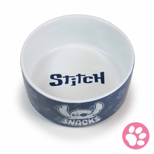 Disney - Lilo & Stitch - Stitch Hibiscus Ceramic Pet Bowl - Packshot 2