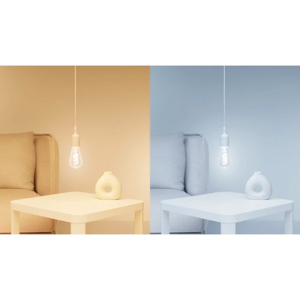WiZ Colour & White Clear 40W ST64 E27 Filament Bulb (Gen 2) - Packshot 6