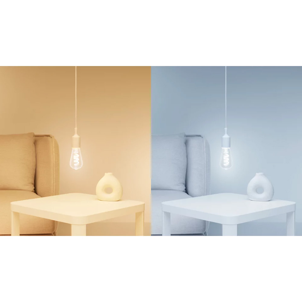 WiZ Colour & White Clear 40W ST64 E27 Filament Bulb (Gen 2) - Packshot 6