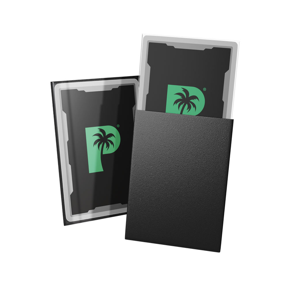 Palms Off Gaming - Blackout Deck Sleeves 100pk - Standard Size - Black - Packshot 2