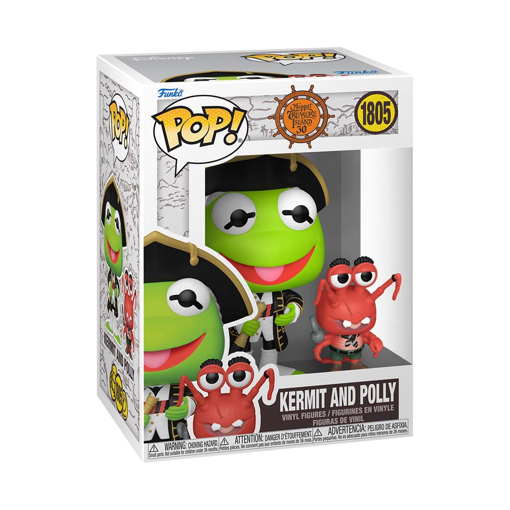 Muppet Treasure Island - Kermit & Polly Pop! Vinyl Figure - Packshot 2