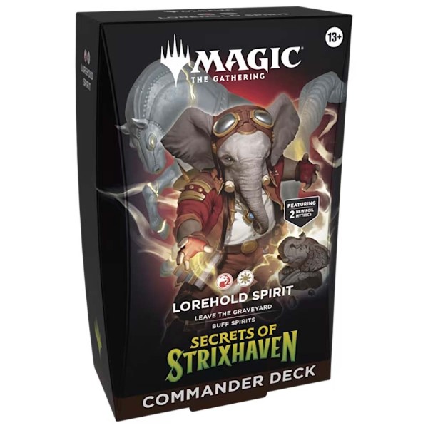 Magic: The Gathering - TCG - Secrets of Strixhaven Commander Deck - Lorehold Spirit - Packshot 1