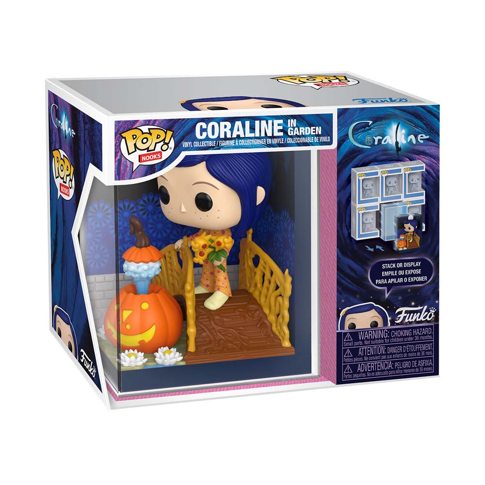 Coraline - Coraline in Garden Pop! Nook Vinyl Figure - Packshot 2