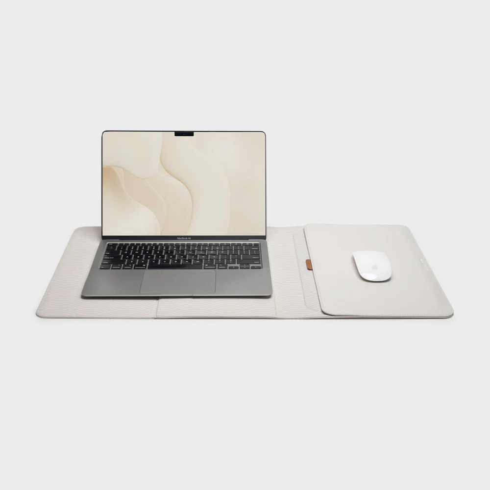Orbitkey - KonMari Hybrid Laptop Sleeve 16" - Stone - Packshot 2