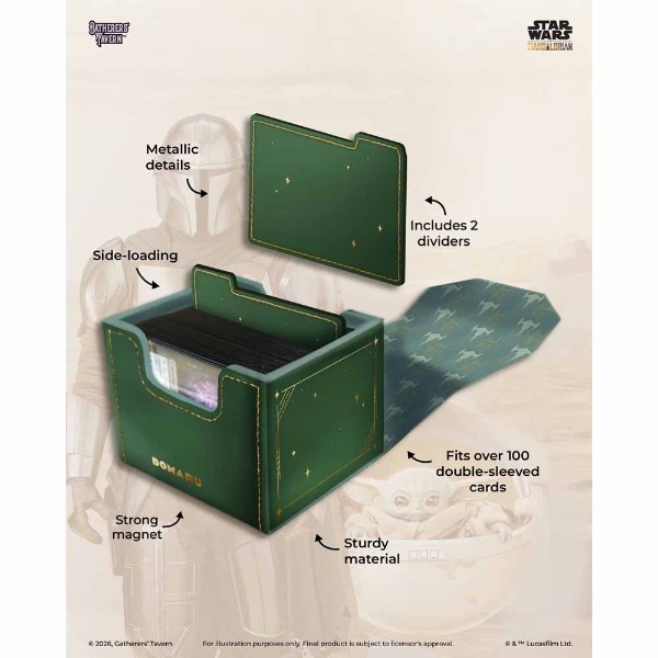 Gatherer’s Tavern – TCG – The Mandalorian Domaru Deck Box – Grogu - Packshot 4