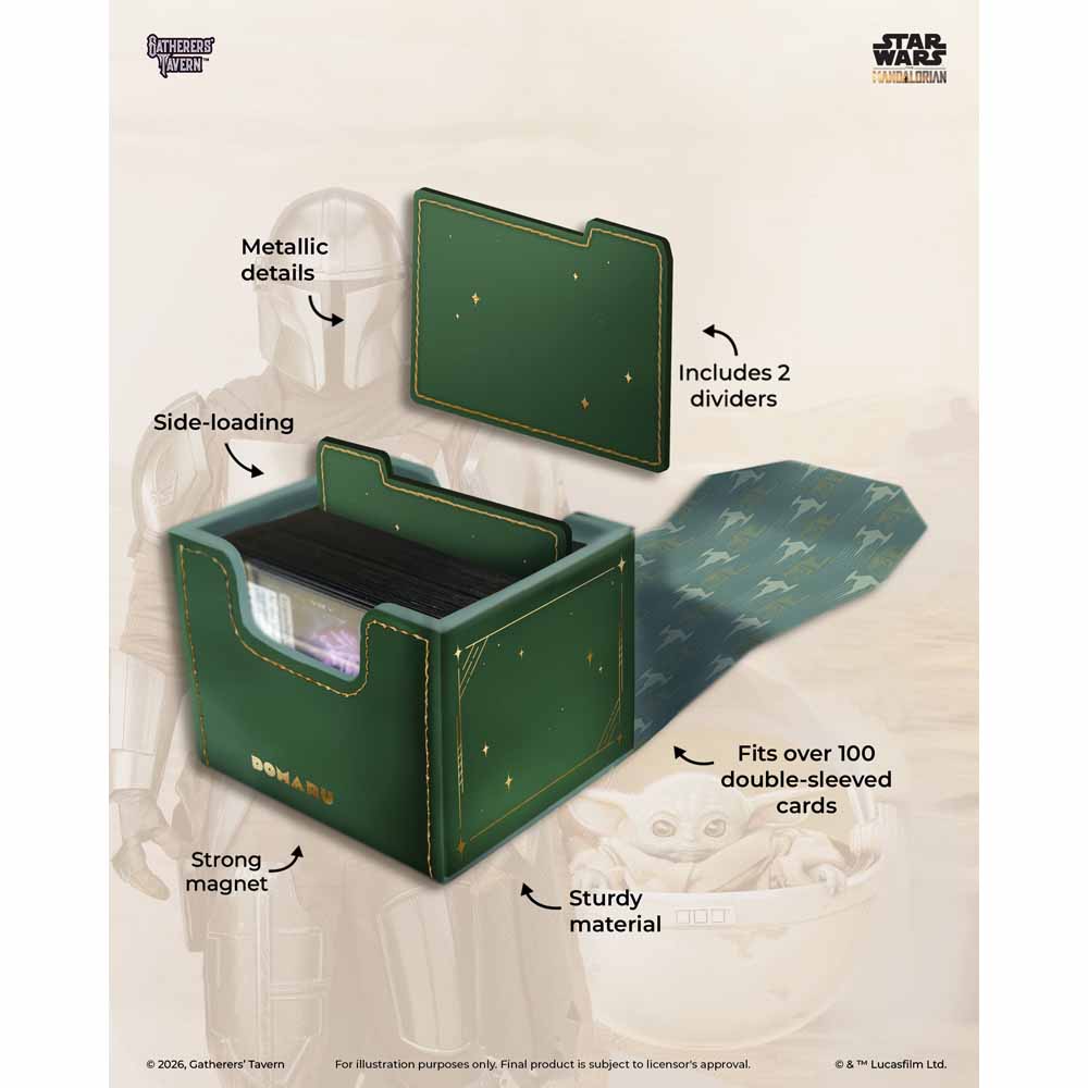 Gatherer’s Tavern – TCG – The Mandalorian Domaru Deck Box – Grogu - Packshot 4