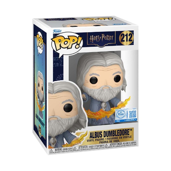 Harry Potter - Albus Dumbledore (Flames) Pop! Vinyl Figure - Packshot 2