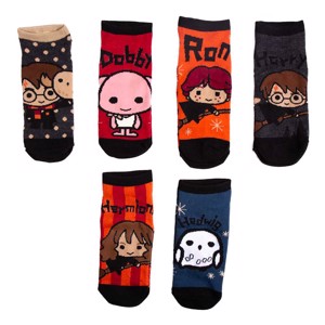 Harry Potter - Chibi Ankle 6 Pack Socks