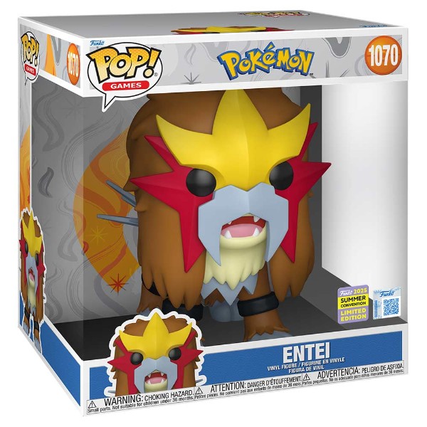 Pokemon - Entei SDCC 2025 10" Pop! Vinyl Figure - Packshot 2