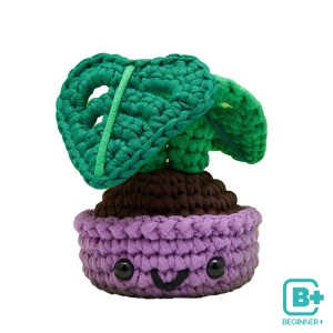 The WOOBLES - Ophelia the Monstera Plant Crochet Kit