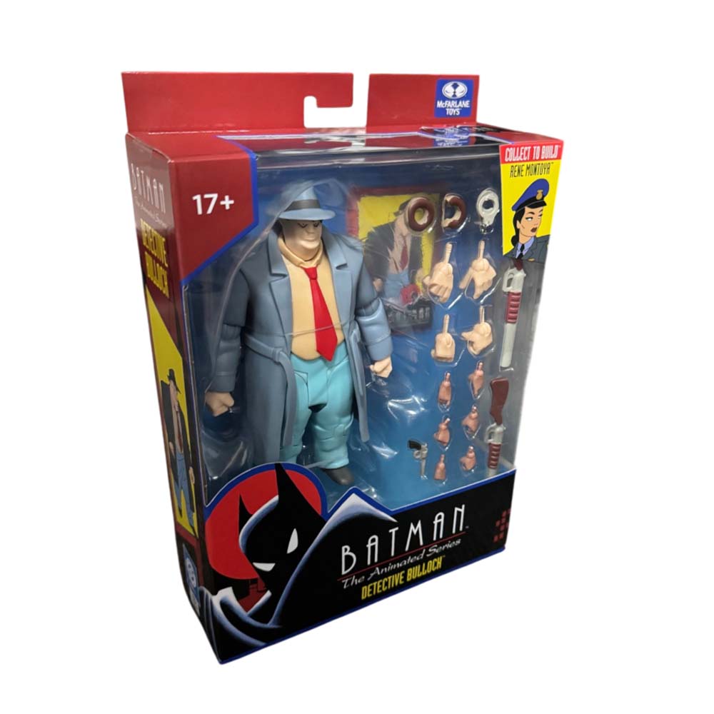 DC Multiverse - Batman: The Animated Series (1992) - Detective Harvey Bullock 6" Action Figure (Renee Montoya Build-A-Figure) - Packshot 2