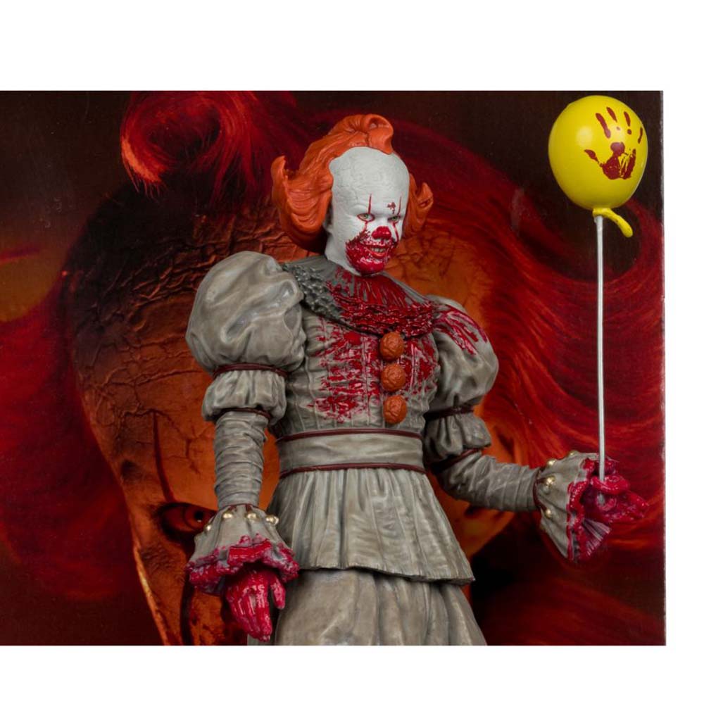 It: Welcome to Derry (2025) - Pennywise (Bloody) Movie Maniacs 6" Figure - Packshot 6
