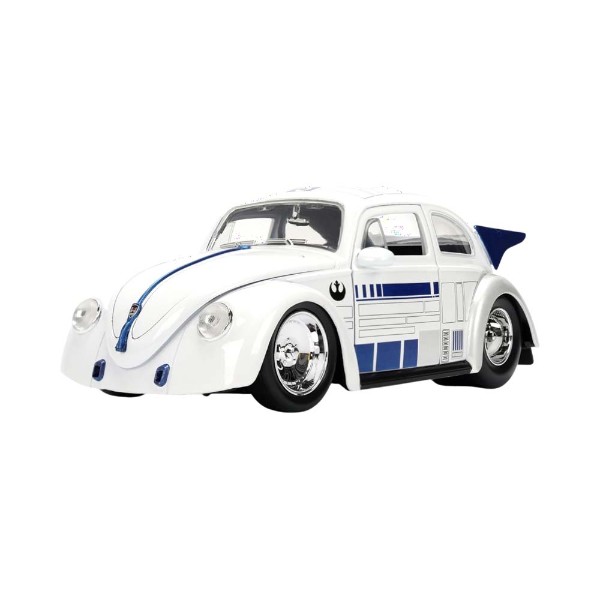 Star Wars - 1959 Volkswagen Drag Beetle with R2D2 1/24th Scale Die-Cast Vehicle Replica - Packshot 3
