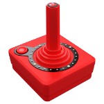 Atari CX40+ Wireless Joystick - Blinky Edition - Red - Packshot 1